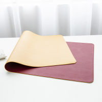 YuBeter Double-side Large Mouse Pad Anti-slip Waterproof PU Leather Desk Mat Gaming PC Computer Mousepad Keyboard Table Cushion