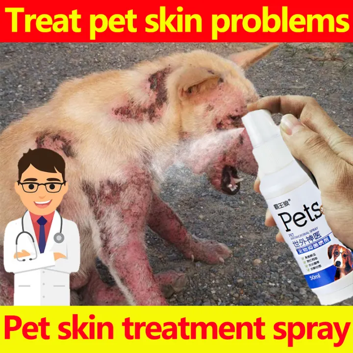 Doctor recommended]Pet skin treatment spray Pet skin care spray Cats and dogs  pet wound spray
