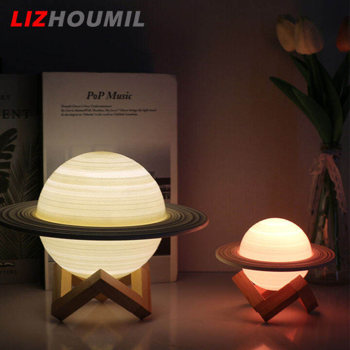 lizhoumil-โคมไฟ-led-ดาวเสาร์1w-16สี-ไฟกลางคืนชาร์จ-usb-แบตเตอรี่300mah-โคมไฟตั้งโต๊ะของขวัญคริสต์มาส