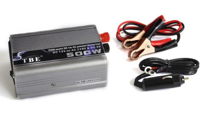 tbe-inverter-ตัวแปลงกระแสไฟฟ้าในรถให้ใช้กับอุปกรณ์อื่นๆ-500w-silver