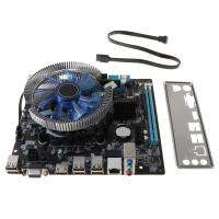 1Set HM55 Computer Motherboard I3 I5 Lga 1156 4G Memory Cooler Fan Atx Desktop Computer Mainboard Game Assembly Accessories Kit