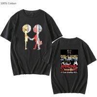 Cartoon Anime Radiohead Tshirt Rock Band Tshirt Men Short Sleeve Summer 100 Cotton Women 100% Cotton Gildan