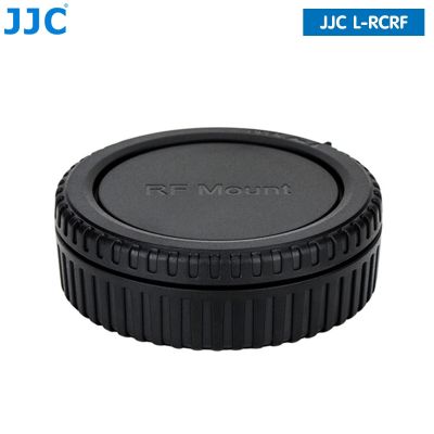JJC L-RCRF Camera Body Cap &amp; Rear Lens Cap for Canon Rf Mount ฝาครอบตัวกล้อง และฝาครอบเลนส์ด้านหลัง (2 ชิ้น)
