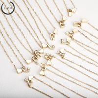 Kalung Titanium Wanita 26 Letters Chain Necklace Fashion Fashion Accessories Gift Untuk Wanita