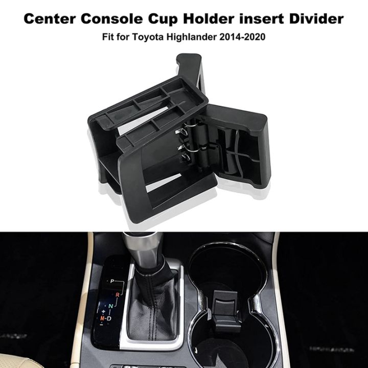 center-console-cup-holder-insert-divider-for-2014-2015-2016-2017-2018-2019-2020-new-55618-0e170-c0