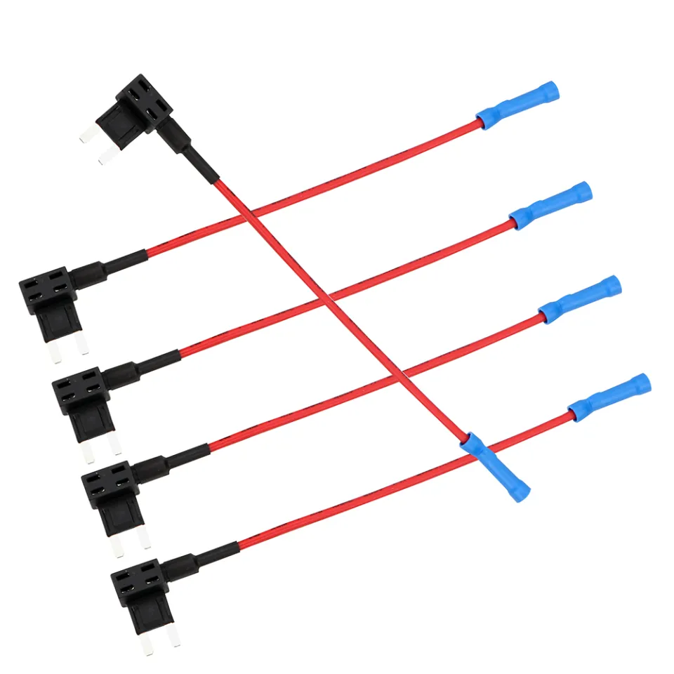 5Pcs Fuse TAP ADAPTER KIT 12V 20 Amp Car Add-a-circuit Mini ATM APM Blade  Fuse