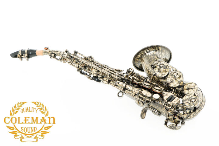 แซกโซโฟน-saxophone-curved-soprano-coleman-clc-550s-leopard-print