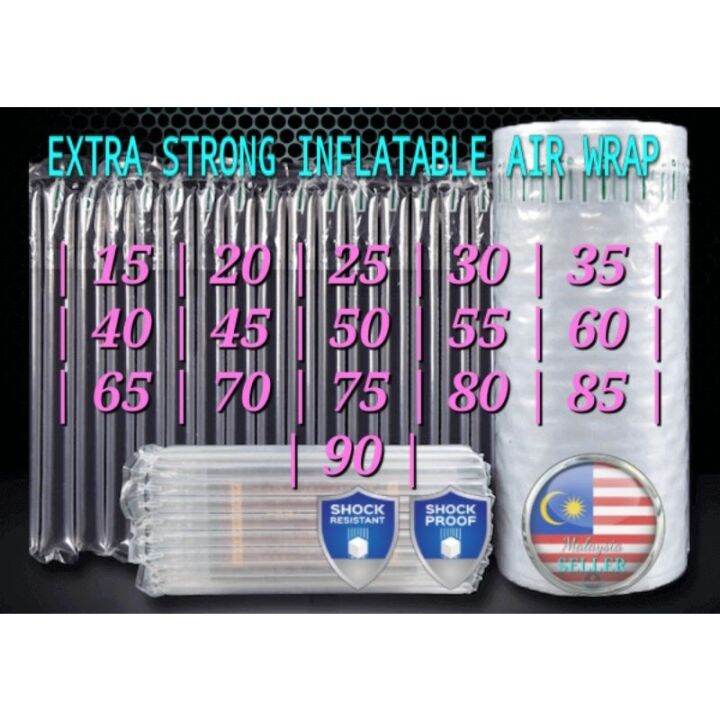 Extra Strong Inflatable Air Wrap Bubble Wrap Air Pack Airpack Air
