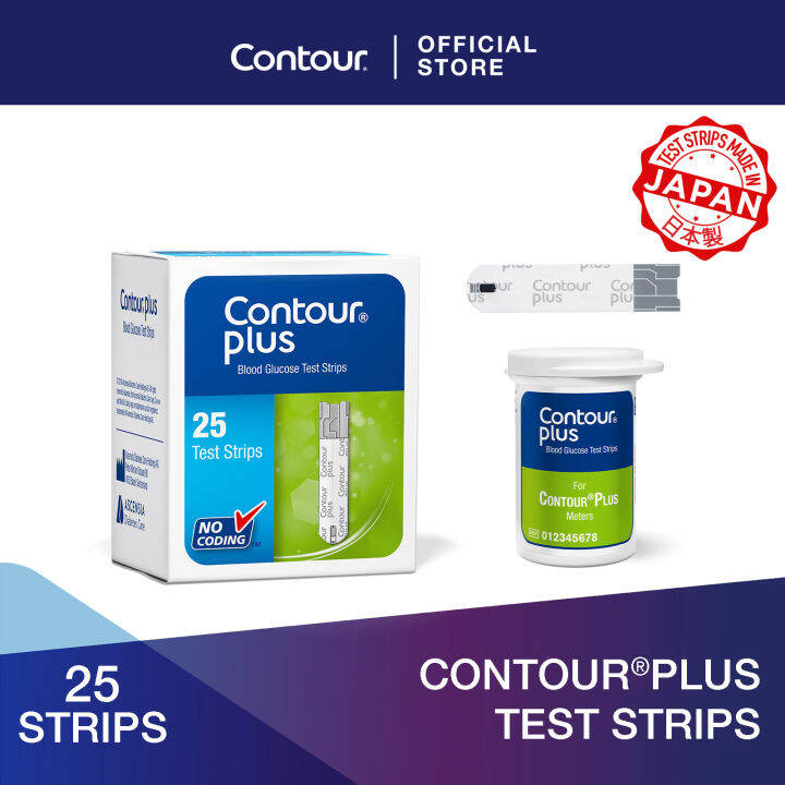 Contour Plus Blood Glucose Test Strips 25'S Lazada PH