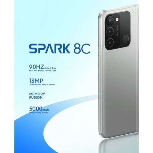 tecno-spark-8c-สมาร์ทโฟน-โทรศัพท์มือถือ-มือถือ-เทคโน-โทรศัพท์เทคโน-โทรศัพท์tecno-โทรศัพท์แอนดรอยด์-โทรศัพท์ใหม่ล่าสุด-หน้าจอ-6-6-นิ้ว-ความจำ-4-64-gb