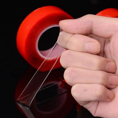 10Meters/roll Super Strong Double Sided Adhesive Transparent Acrylic Adhesive Tape No Traces Sticker Nano Magic Tape Double Faced Tape