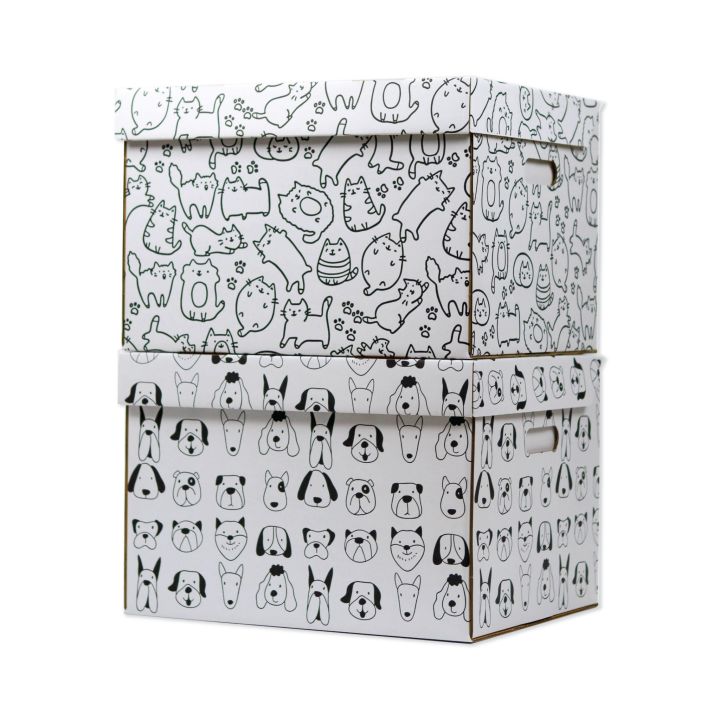 กล่องเก็บเอกสาร-กล่องเอกสารพิมพ์ลายน่ารัก-กล่องเก็บของ-กล่องลายน่ารัก-กล่องลัง-ราคาถูก-กระดาษแข็งแรงพิเศษ-1-ชิ้น
