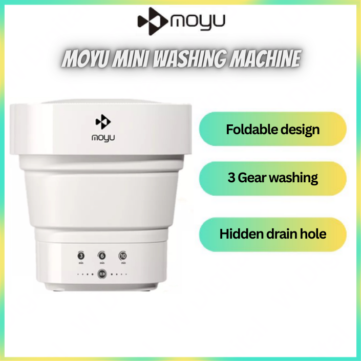 Moyu Electric Foldable Washing Machine Washer With Dehydration Function