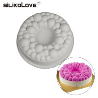 SILIKOLOVE Round Cherry Bubble Cake Molds Silicone Mold Non-stick for Baking Brownie Chiffon Sponge Party Cakes