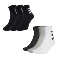 In1★Adidas Collection ถุงเท้า TR Ankle Sock 3-Strpe 3PP GE6164 / GE6165 (400)