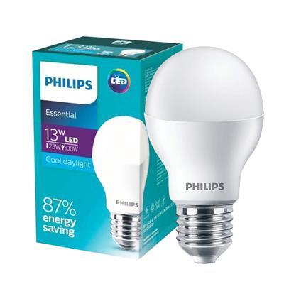 "Buy now"หลอดไฟ LED 13 วัตต์ Cool Daylight PHILIPS รุ่น ESS LEDBULB A60 E27*แท้100%*