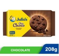 Julies Choco Chocolate Chip Cookies คุกกี้ผสมช็อกโกแลตชิพ 208g