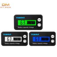 Diymore 12V-72V ตัวบ่งชี้ความจุของแบตเตอรี่โวลต์มิเตอร์ทดสอบพร้อมจอแสดงผล LCD สำหรับแบตเตอรี่ลิเธียมตะกั่วกรด