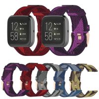 Zegarek nylonowy zespół dla Fitbit Versa3 / Fitbit Versa 3 Samrt zegarek opaski na rękę bransoletka sportowa pasek pasek na rękę Fitbit Sense