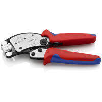 KNIPEX Twistor16 Self-Adjusting Crimping Pliers for end sleeves w/rotatable die head คีมย้ำปรับระดับในตัวพร้อมหัวย้ำแบบหมุนได้ รุ่น 975318