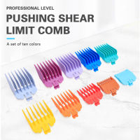 10Pcs 1.5Mm-25Mm Hair Clipper Limit Comb Guide Attachment Set With Storage Tray Hair Clipper Shaver Haircut Accessories