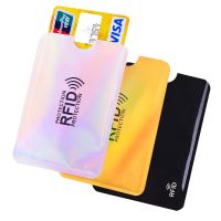 hot！【DT】✸❍♈  5 Colors Anti-Piracy Bank Card Holder Cases Aluminum Metal Credit ID Cover