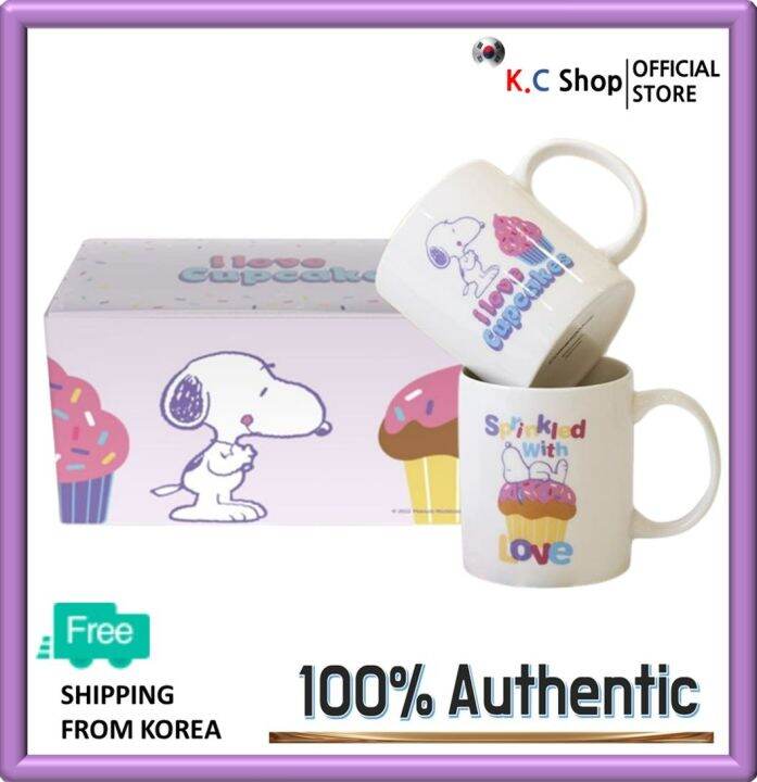 Corelle x PEANUTS Snoopy Mug Cup 2P Cake Edition / Drinking Mug