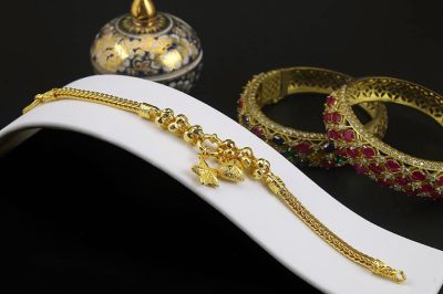 apata jewelry สร้อยข้อมือสี่เสาพริกไทยหัวใจดาว 1บาท สร้อยข้อมือผู้หญิง สร้อยชุบทองแท้24k สร้อยข้อมือทองเหลือง งานคุณภาพเหมือนทองแท้