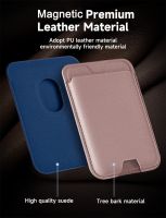 Upgrade Magnetic For MagSafe Leather Wallet Support iPhone 14 13 12 11 Pro Max X XR XS 7 8 6 Plus Card Holder Cover Accessories