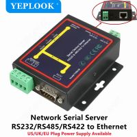 Ethernet Network Serial Port Converter RJ45เป็น RS232 RS485 RS422 Industrial Device Server รองรับ Tcp/rtu/udp พร้อมสายไฟ