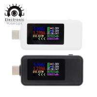 10 In 1 DC Type-C USB Tester ปัจจุบัน4-30โวลต์แรงดันมิเตอร์ Timing แอมมิเตอร์จอภาพดิจิตอลตัดไฟแสดงสถานะธนาคารชาร์จ