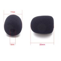 【CW】 10PCS Microphone Windscreen Sponge Cover Headset Mic Foam Cap