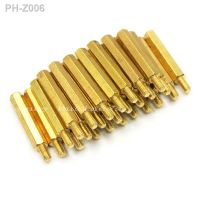 50Pcs M3x5/6/8/10/12/14/16/18/20/25 6mm Hex Nut Spacing Screw Brass Threaded Pillar PCB Computer PC Motherboard Standoff Spacer