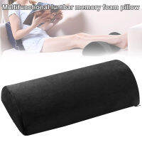 Half Moon Bolster Semi-Roll Pillow Ankle Support Lumbar Neck Pain Relief Memory Foam Pad BJStore