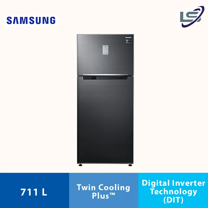 SAMSUNG 711L 2 Doors Top Mount Inverter Refrigerator RT62K7005BS/ME Twin Cooling Plus