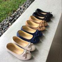 Trendy Shoes รองเท้า4สี คัทชูงาน หนังคาเวียร์ พื้นนุ่มไม่กัดเท้า