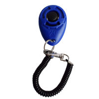 Perfk Dog Training Whistle Pet Training Clicker Adjustable Product Supplies Blue