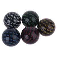 New Product 100 Sides Polyhedral Dice D100 Multi Sided Acrylic Dices For Table Board Game Drop Shipping