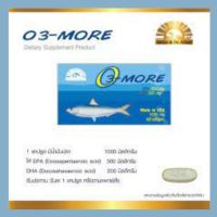 O3-MORE 60S Dr LEE น้ำมันปลาเข้มข้น exp.1/2025