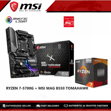 AMD Ryzen 7 5800X MSI MAG B550 TOMAHAWK PC Upgrade Bundle