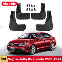 MudFlaps สำหรับ VW Jetta 2008-2022 Sagitar Vento Bora Mk7 A7 A6 Mud Flap Splash Guard Mudguards ด้านหน้าด้านหลัง Fender รถอุปกรณ์เสริม