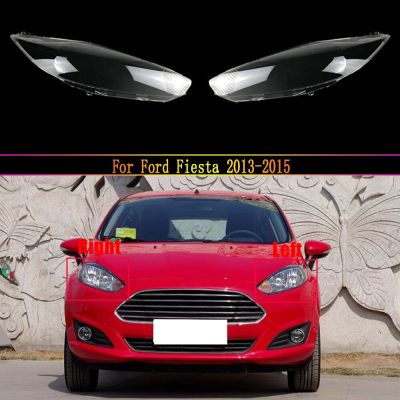 กรอบไฟหน้ารถยนต์รถยนต์สำหรับ Ford Fiesta 2013 2014 2015ที่เปลี่ยนฝาครอบ Lampu Depan Mobil
