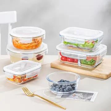Shop Glass Food Container With Dividers online