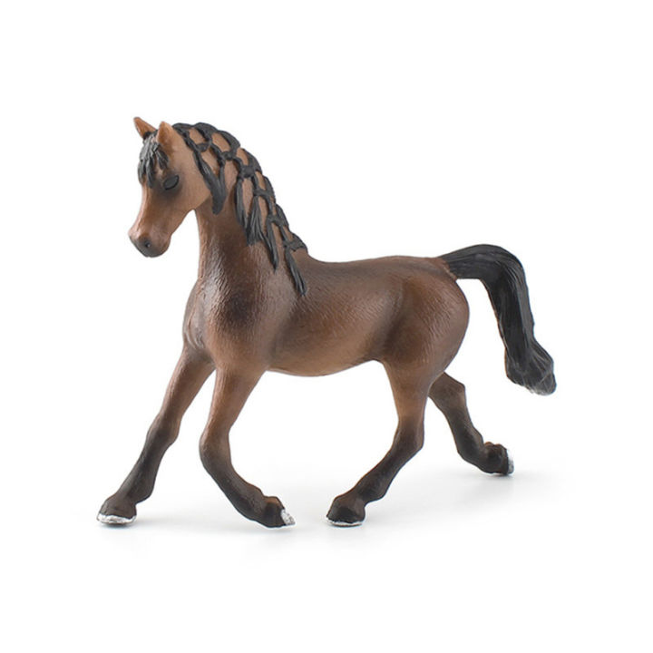 ม้าจำลองแบบม้า-andalusia-ม้าตุ๊กตาขยับแขนขาได้อาหรับสำหรับเด็กของตกแต่งบ้าน