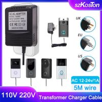 ◕ 18V AC Transformer Charger EU UK US Plug Power Adapter 220V-240V For Wifi Smart Video Doorbell Camera Video Door Bell Ring