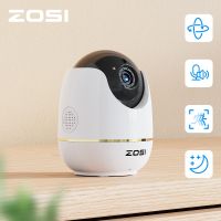 ZOSI 3MP กล้องวงจรปิดเครือข่าย IR สองทาง,กล้องวงจรปิด CCTV กล้อง IP ไร้สาย Wi-Fi ความละเอียด1080P ความละเอียด2/3MP