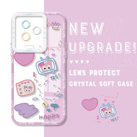 Casing Ponsel สำหรับรุ่น Infinix Note 11 Note 12 G88 X663 Note 12 2023 Pro Note 12 G96 Note 12 Note 12 VIP เด็กสาวเคสที่น่ารักปลอกอ่อนคลุมทั้งหมดเคสมือถือใสป้องกันกล้อง