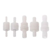 1 Pc One-Way Non-Return Water Inline Fluids Check Valves for Fuel Gas Liquid Plastic