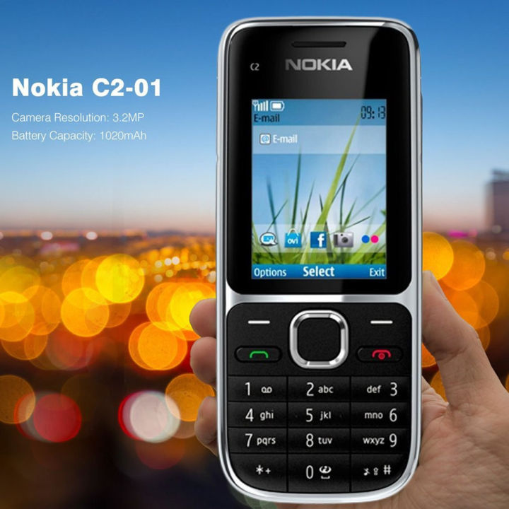 For Nokia C2-01 Mobile Phone C2 Gsm/Wcdma 3.15Mp Camera 3G Phone