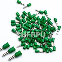 【Stylish】 CHFRPU 100Pcs ฉนวน Ferrules Terminal Crimp Terminator เย็นกดฉนวน Termina VE0508 7508 1008 1508 2508 4009ทองเหลือง